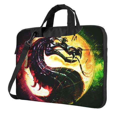 Mortal Kombat Logo Portable Laptop Bag Shoulder Laptop Case Sleeve ...