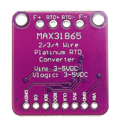 MAX31865 2/3/4 wire Platinum RTD Converter Resistance Temperature Dete ...