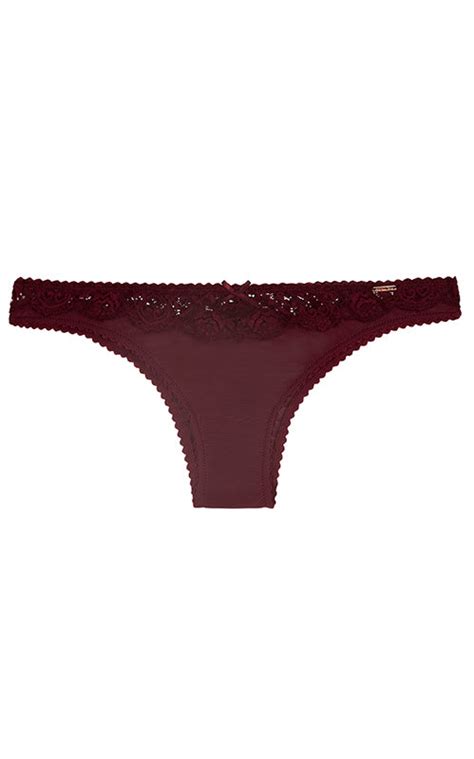 Aria Leya - Vintage Valentine Brazilian - Maroon – bare essentials