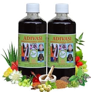 Adivasi Bhringraj Herbal Hair Oil 1Liter : Amazon.in: Beauty