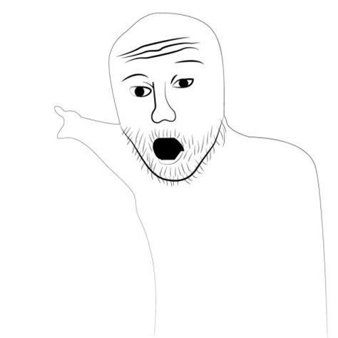 Pointing Wojak Meme | Memes, Manly man meme, Shock meme