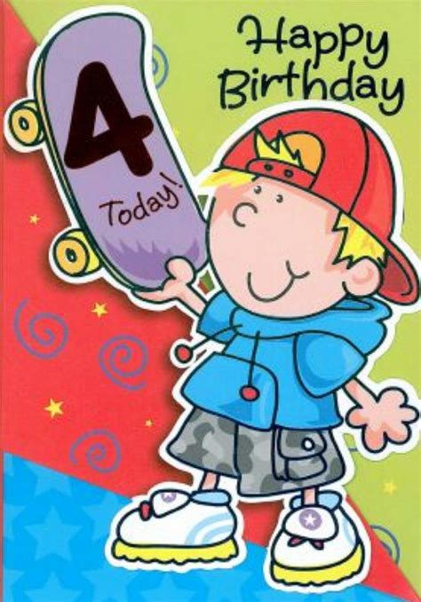 Happy 4th birthday wishes for 4 year old boy or girl – Artofit