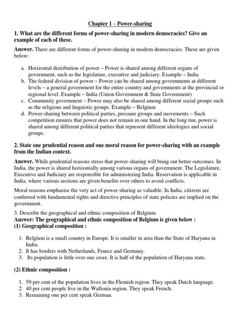 Power-Sharing Chapter One Shot Explain 的图像结果