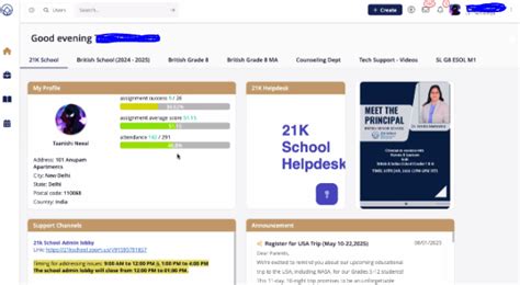 How can I check the report card or any other academic details of my ...