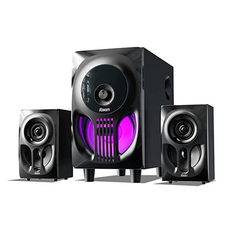 FMS 3440 Channel RMS Multimedia Speaker with Subwoofer, Multi Color LED ...