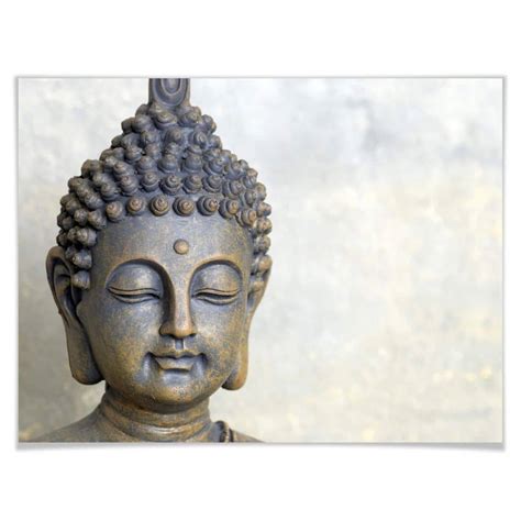 Poster Buddha face | wall-art.com