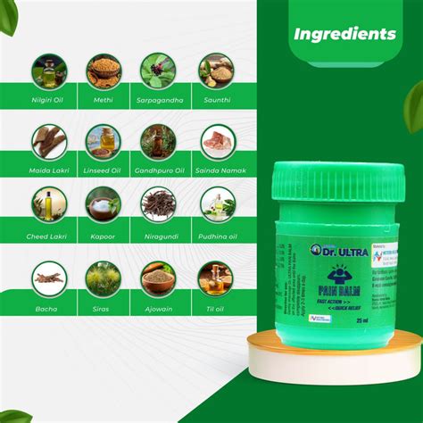 Dr Ultra Balm - 50ml | Ayurvedic Balm for Instant Pain Relief