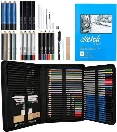 Flipkart.com | Corslet Sketch Pencil set 71 Pcs Colored Pencils Set ...