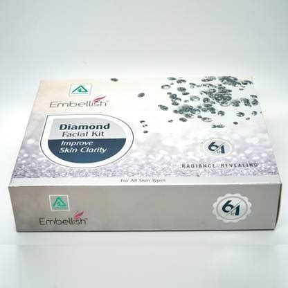 Aplomb EMBELLISH DIAMOND FACIAL KIT IMPROVE SKIN CLARITY(250G+10ML ...