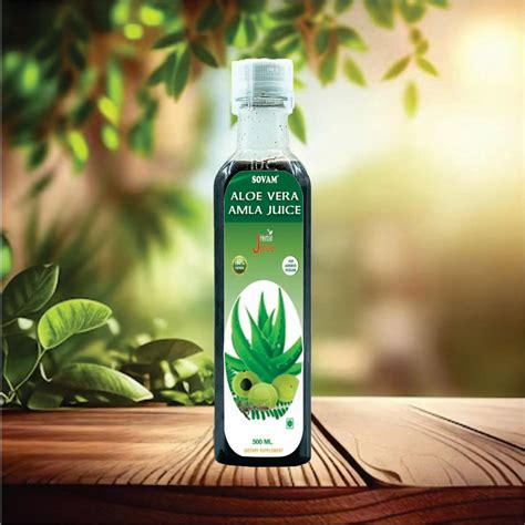 Wellayu Aloe Vera or Amla Juice 500ml Cold-pressed Juice for Glowing ...