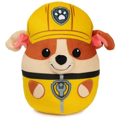 Spin Master PAW Patrol Rubble Quetsch-Plüsch, offizielles Spielzeug aus ...