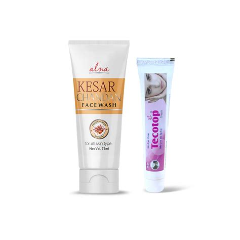 Kesar chandan Face wash with Tecotop anti scars cream | Skin care combo ...