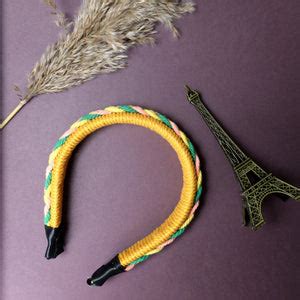 Handmade Macrame Hair Bands | Boho Hair Accessories – Saaika Crafts