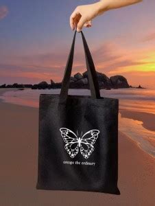 THE SACK CO Black Tote Exclusive Tote Bag Black - Price in India ...