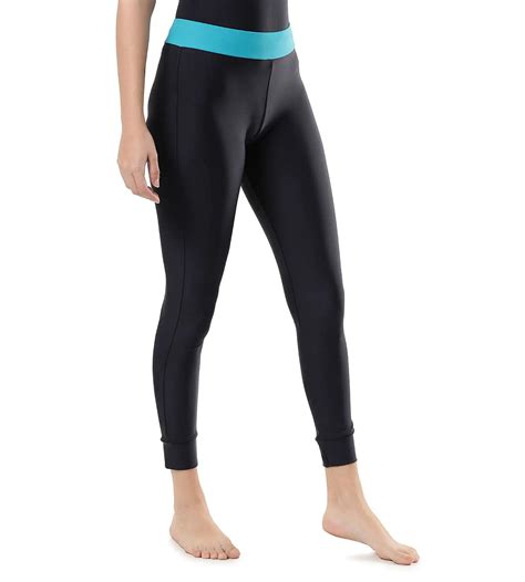 Buy Speedo Solid Contrast Legging-True Navy-Aquarium SwimActive Online ...
