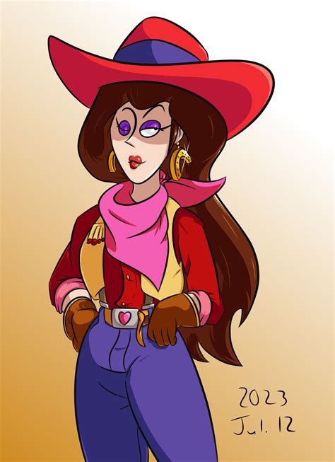cowgirl pauline by AppleJupe on Newgrounds