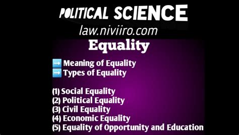 Image result for Equality Example