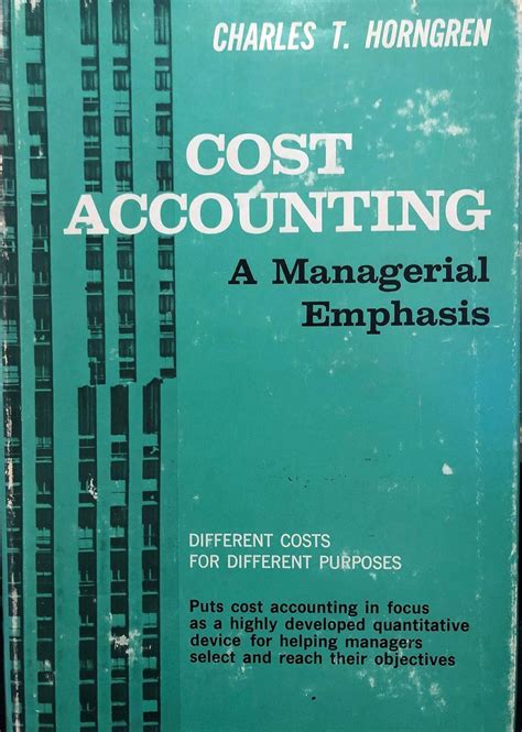 Buy Student's Solutions Manual (Cost Accounting) Book Online at Low ...