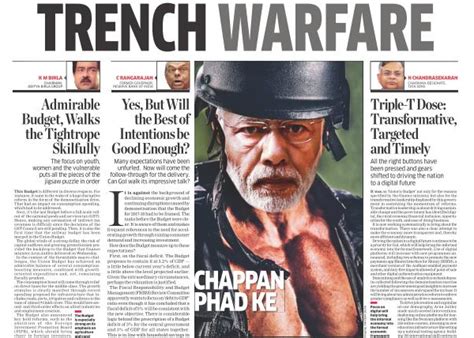 'Jai Shri Gram' and commando Modi: How front pages covered Budget 2017
