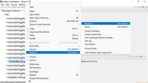 Image result for How to Change Class Name in JavaScript Eclipse