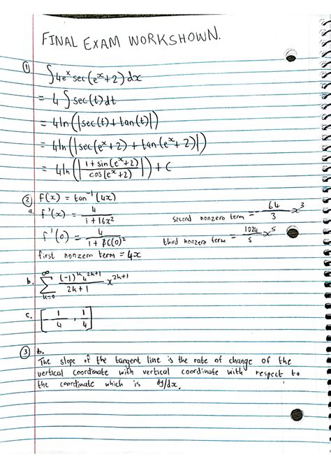 Final exam Calc 2 - Math 172 - Studocu
