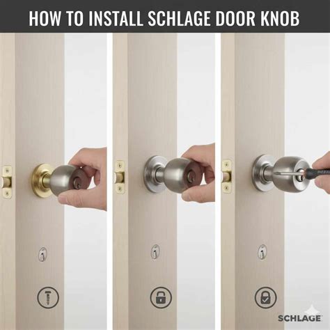 How to Install Schlage Door Knob: Essential Guide – Home Improvement Way