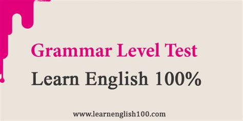 Image result for English Grammar Level Test
