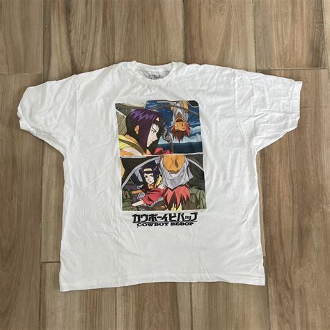 Cowboy bebop shirt Not bebop brand.. can’t remove... - Depop