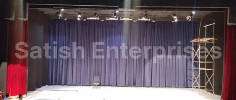Stage Curtain For Auditoriums - Auditorium Cotton Curtains Service ...