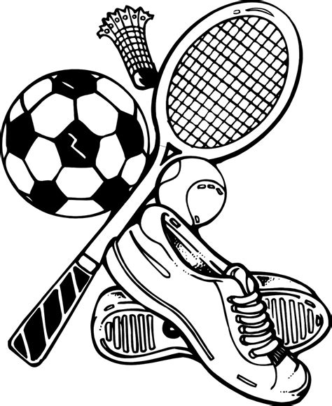 Printable Sports Coloring Pages