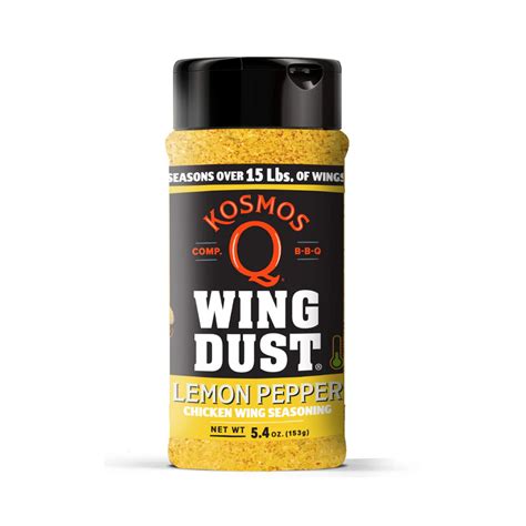 Kosmos Q Wing Dust Lemon Pepper Dry Rub Seasoning Competition Rated Pi ...