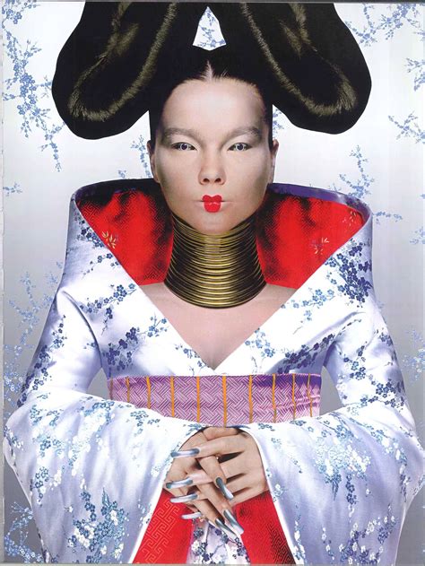 Björk, album cover for "Homogenic" (1997), photographed by Nick Knight ...