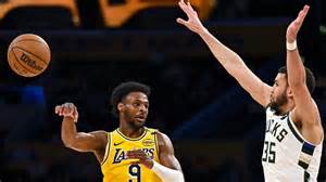 Bronny James stats: Lakers guard scores career high vs Milwaukee Bucks