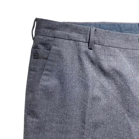 PRADA gray wool slacks | NOIR ONLINE