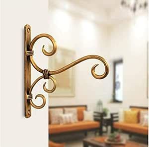 Craftize Mstore Metal Wall Brackets Hanging Planter Hooks for Bird ...