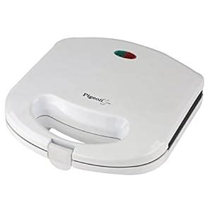 Buy Pigeon 750-Watt 4 Slice Grill Sandwich Grill(white) Online at Low ...