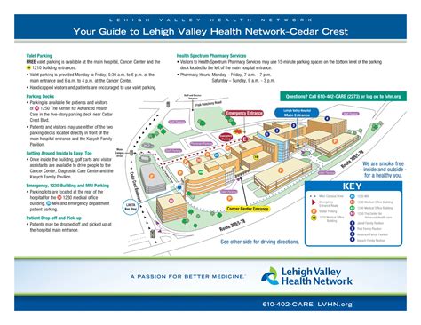 Lehigh Valley Hospital Cedar Crest Hospital Map (2011) - All Maps