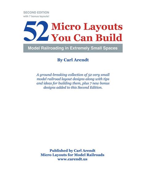 52 Micro layouts you can build: Model railroading in extremely small ...