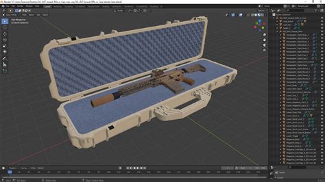 SIG XM7 Assault Rifle in Case 3D model | 3D Molier International