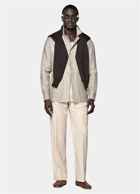 Mid Brown Relaxed Fit Shirt-Jacket – Jakob & Stitch