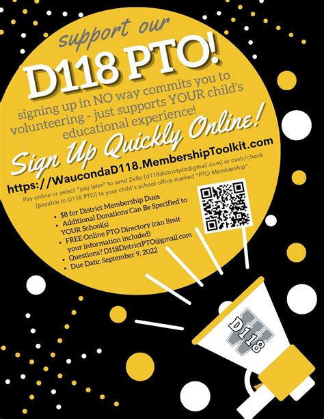 Robert Crown School PTO » D118 PTO Sign Up 22-23