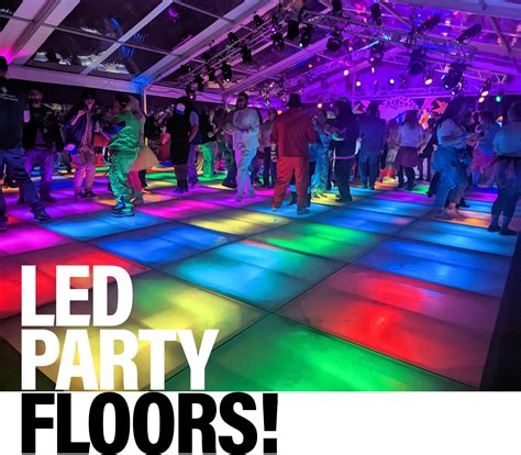LED Party Floors - Where parties shine brighter - Home
