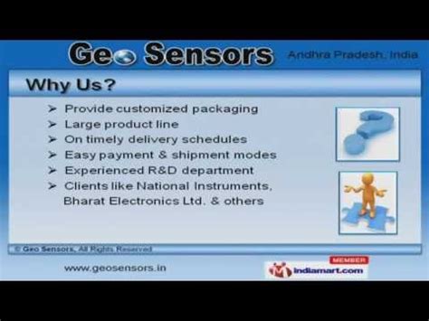 Geo Sensors - Service Provider of Authorized Dealer for Pelican ...