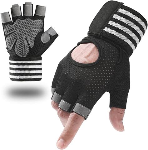 Buy ArrowMax Gym Gloves with Wrist Support Strap for Men & Women ...
