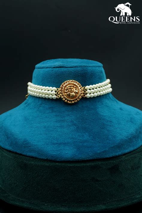INDHRAJA CHOKER|SILVER ALLOY|24 CT |GOLD PLATED |SOUTH INDIAN JEWELLERY ...