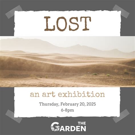 Lost: An Exploration of Absence and Discovery, 3308 N Anthony Blvd ...