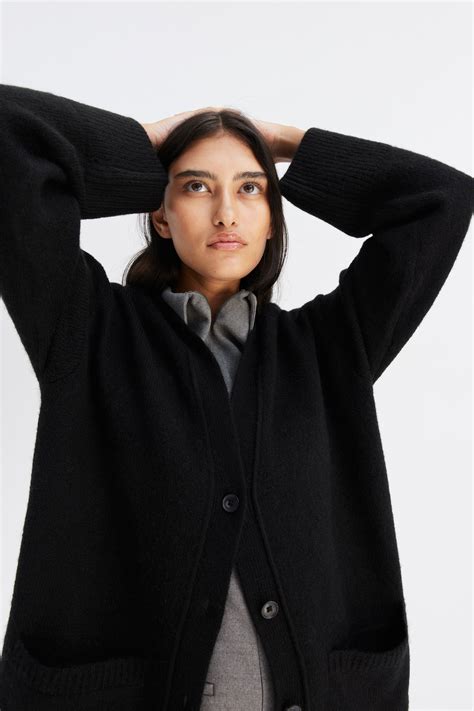 Oversized Cardigan - Schwarz - Ladies | H&M DE