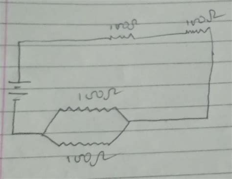 you are supplied with the number of 100 ohm resistors how could you ...
