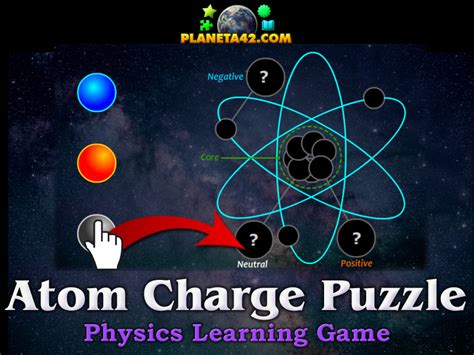Atom Charge Puzzle | Physics Learning Game