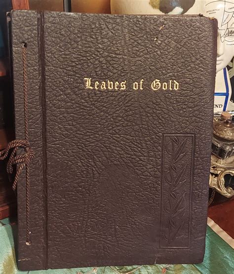 1948 Funeral Leaves of Gold Funeral Home Gift - Etsy